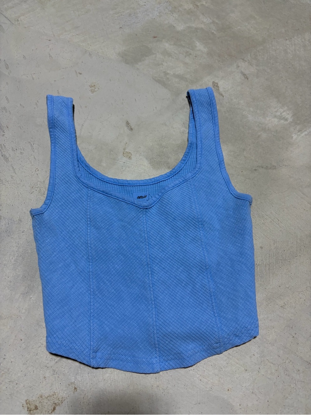Aerie Blue Women's Tank Top XS